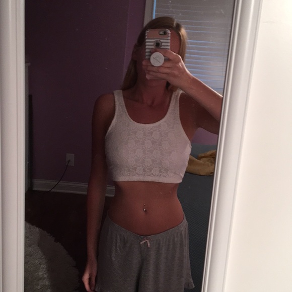 TopShop White Crop Top - Picture 4 of 4